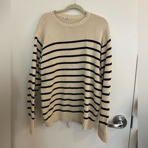 John Galt oversized striped sweater
